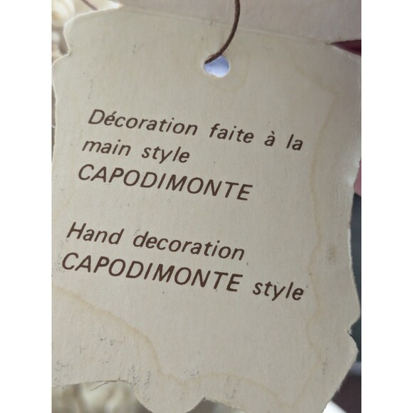 Giuseppe Armani Porcelain Figurine 10” Italy 1988 Capodimonte Girl w Wheelbarrow - Picture 7 of 16